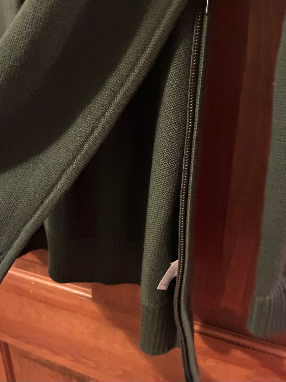 J. Jill Forest Green Open-Front Cardigan - Picture 5 of 6